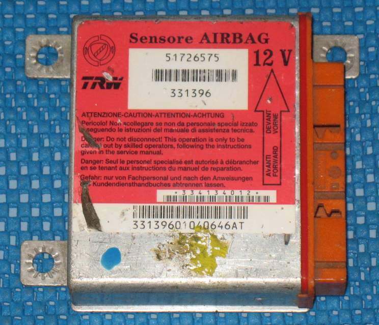 ECU AIRBAG FIAT PUNTO 188 ez2006 TRW 51726575 331396