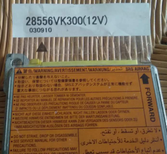 NISSAN NAVARA D22 AIRBAG 28556VK300 030910