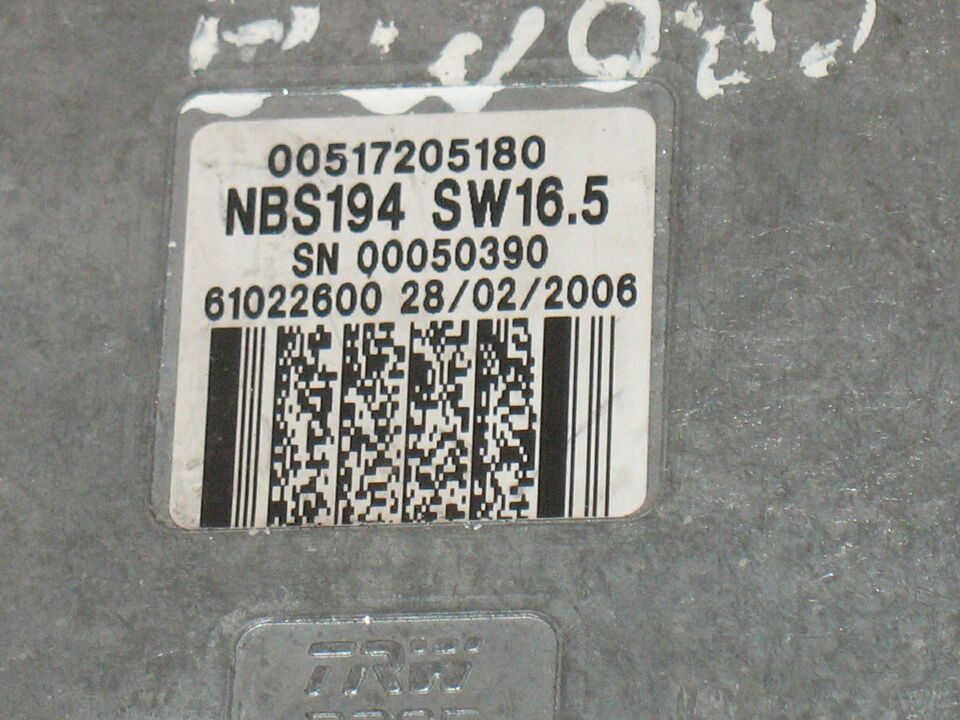 Bloccasterzo fiat croma 1.9 mjet nbs194 sw16.5 00517205180