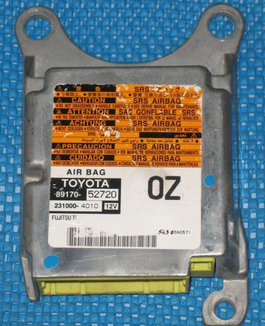 ECU AIRBAG TOYOTA 89170-52720 OZ 231000-4010 12V