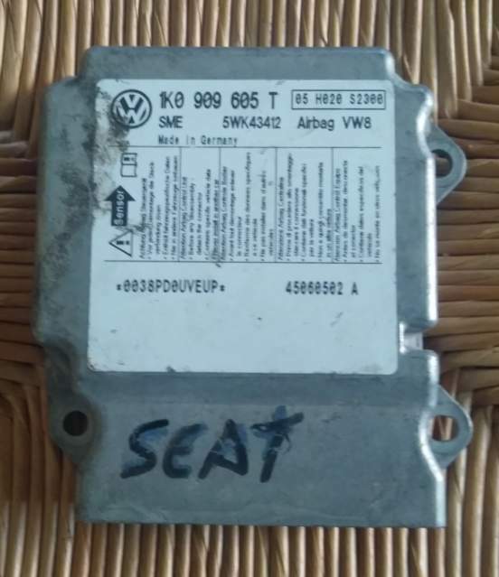 VW JETTA GOLF 5 AIRBAG 1K0909605T 5WK43412 VW8 45060502A