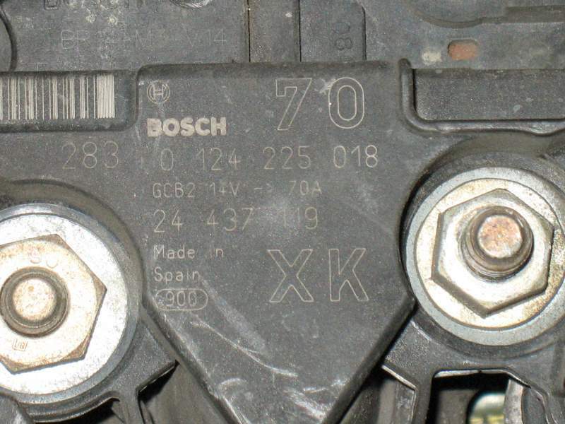 Alternatore opel agila 1.2 02