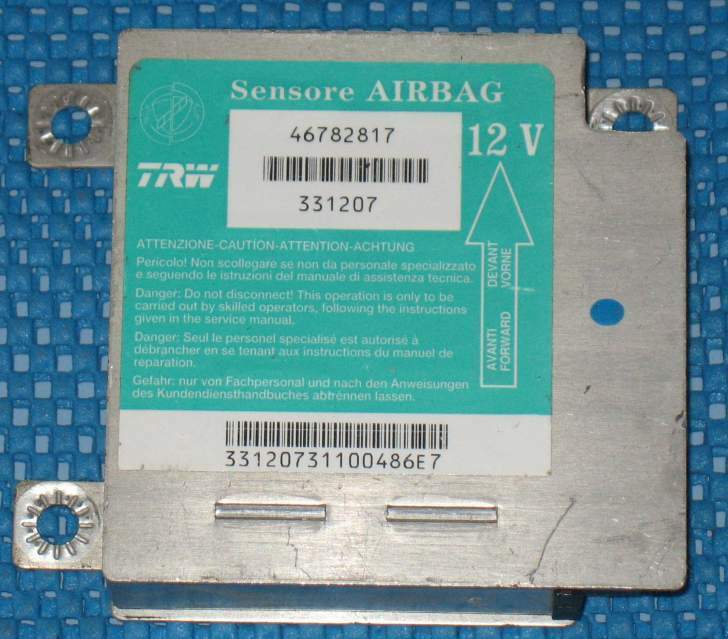 Ecu air bag fiat seicento 1998 - 2010 TRW 46782817 331207