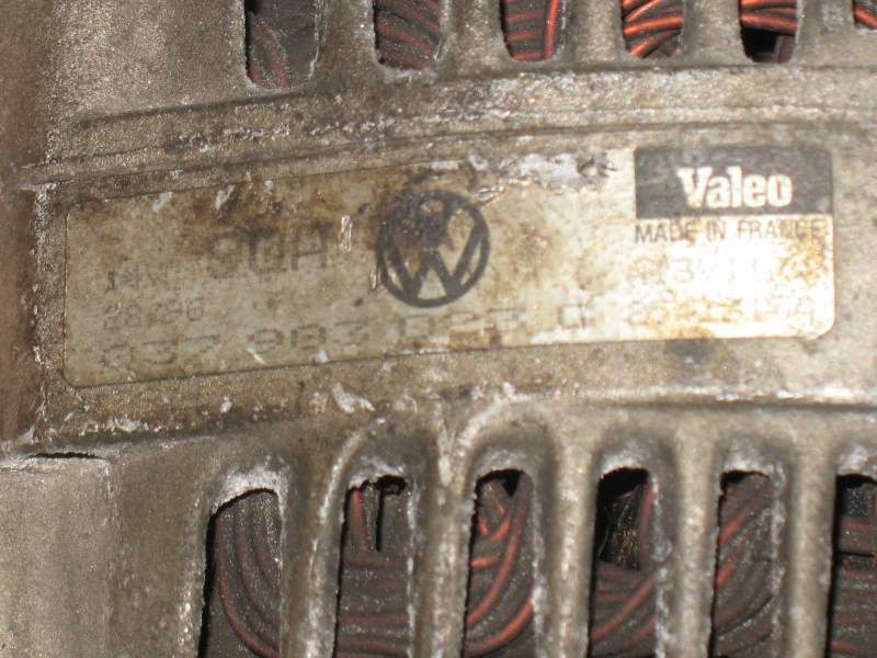 Alternatore valeo 037 903 023g golf gt III