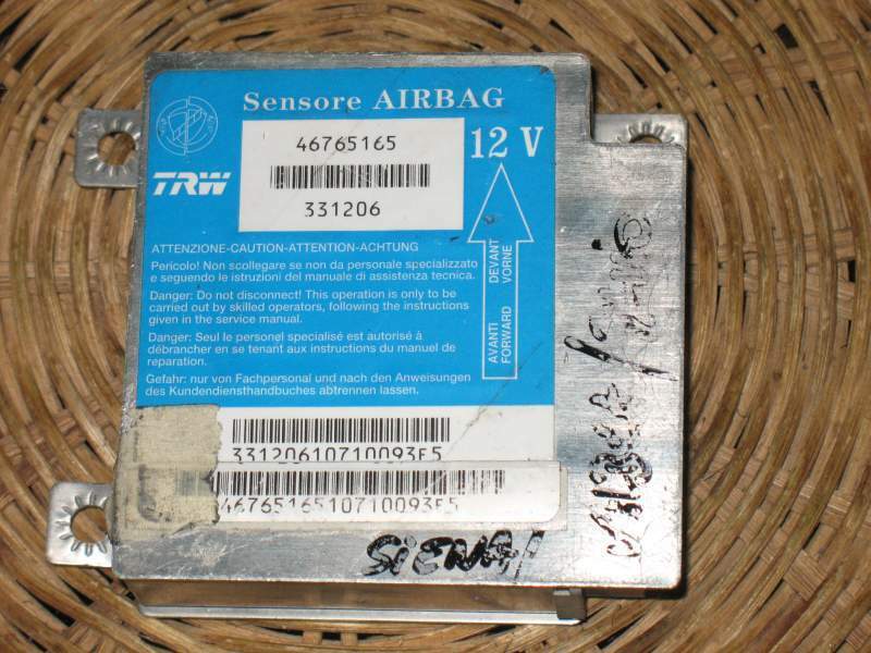 ECU AirBag TRW - 331206 - 46765165 - Fiat Palio Siena STRADA
