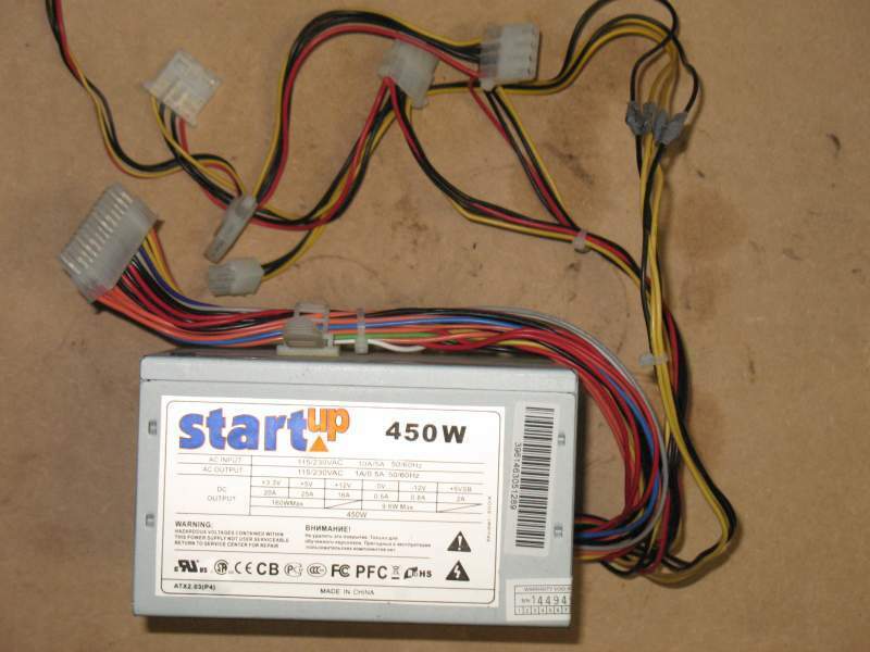 Alimentatore ATX da 300 350 400 450 500 Watt, x INTEL e AMD