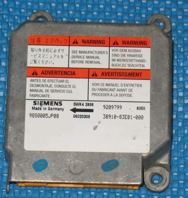 Ecu airbag siemens opel agila 5wk42898 98s0005jp08