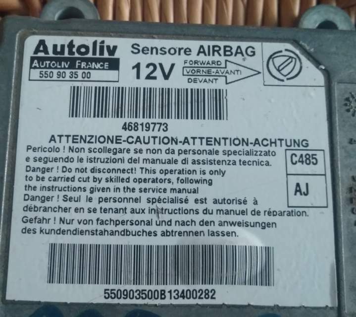 Centralina Airbag Fiat Doblo 46819773 AUTOLIV 550903500