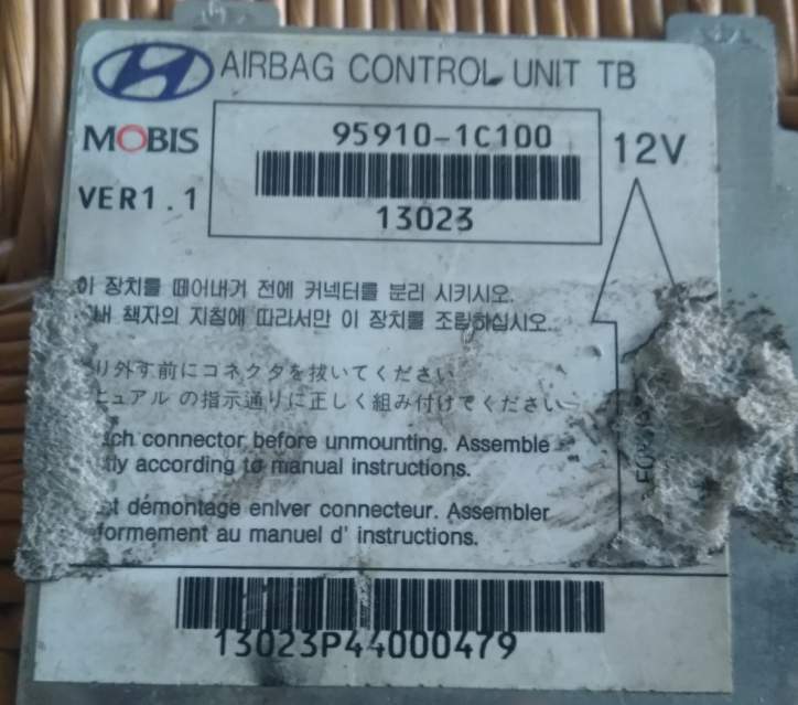 AIRBAG Hyundai Getz 2002-2010 959101C100 13023 numero 13023p44000479