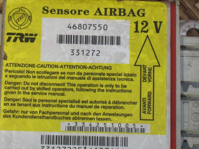 46807550 331272 CENTRALINA AIRBAG FIAT Panda 2° Serie