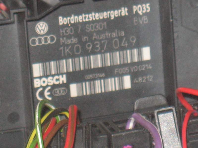 Body computer bsi vw volkswagen golf bvb 1k0937049