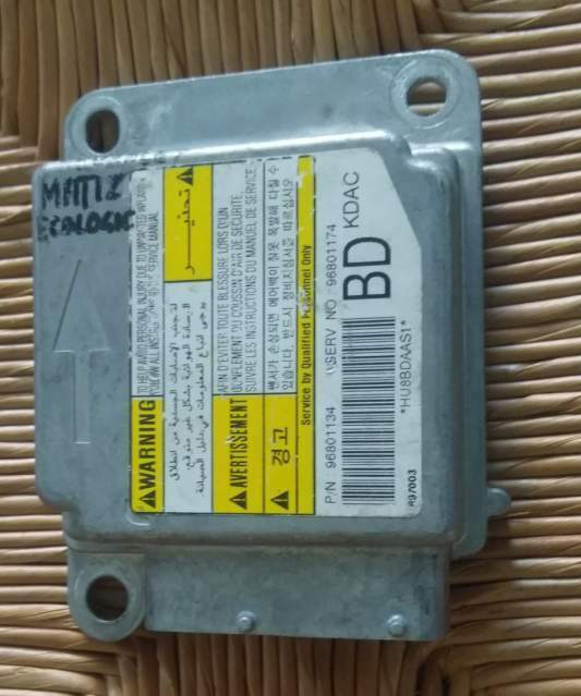 Centralina airbag chevrolet matiz m200 96801134 96801174