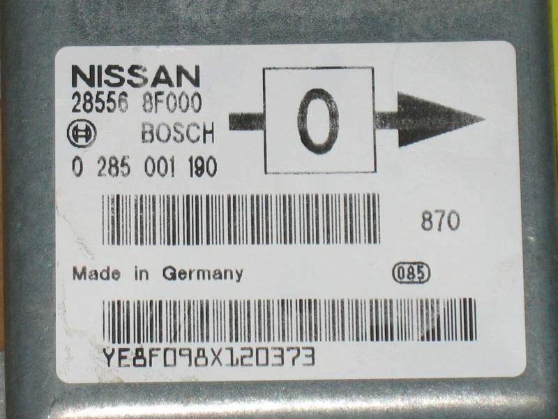 ECU AIRBAG NISSAN TERRANO (R20) BOSCH 0285001190 285568F000
