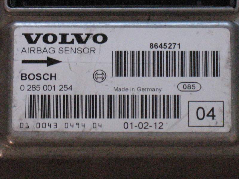 ECU Centralina Airbag Volvo XC70 V70 S80 2000 0285001254 8645271
