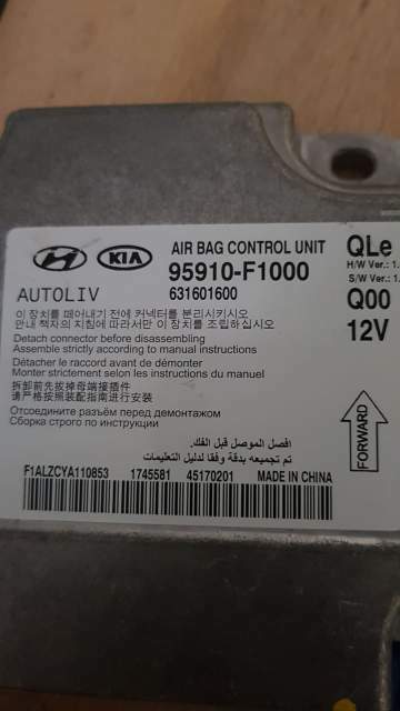 Ecu airbag kia hyundai autoliv 631601600 95910 f1000 anche NUOVA