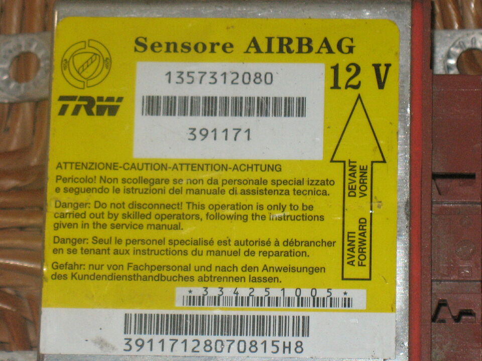 1357312080 391171 334251005 AIRBAG FIAT Ducato 5° Serie 2000