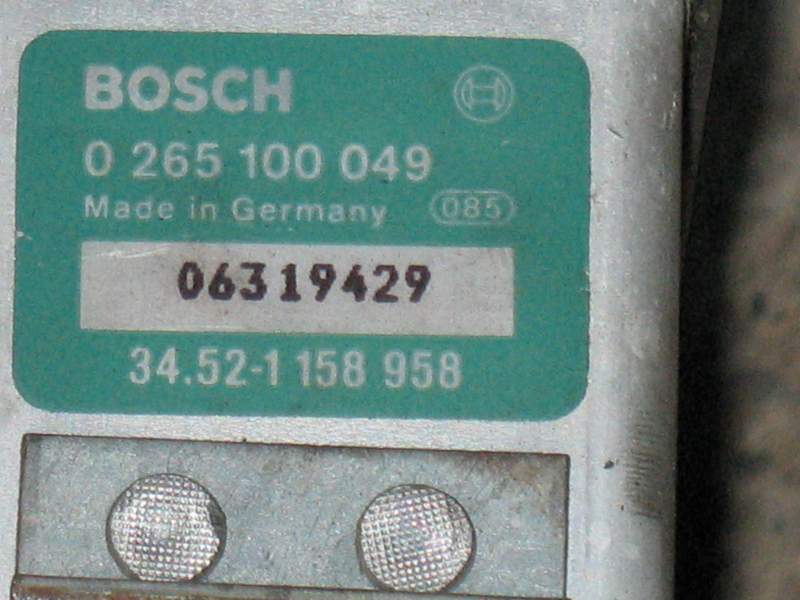 ABS BMW ECU Bosch 0265100049 E34 525 535 525i 535i M5