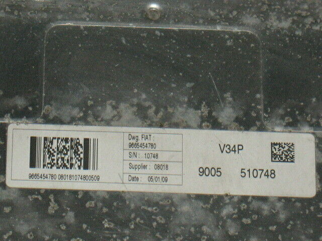 KIT QUBO FIAT FIORINO CITROEN 1.4 V34P 9665454780 01362975080