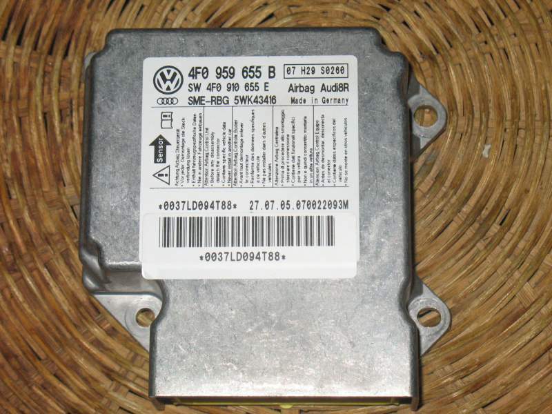 ECU AIRBAG MODULE AUDI A6 C6 ,4F0959655B, 4f0910655e