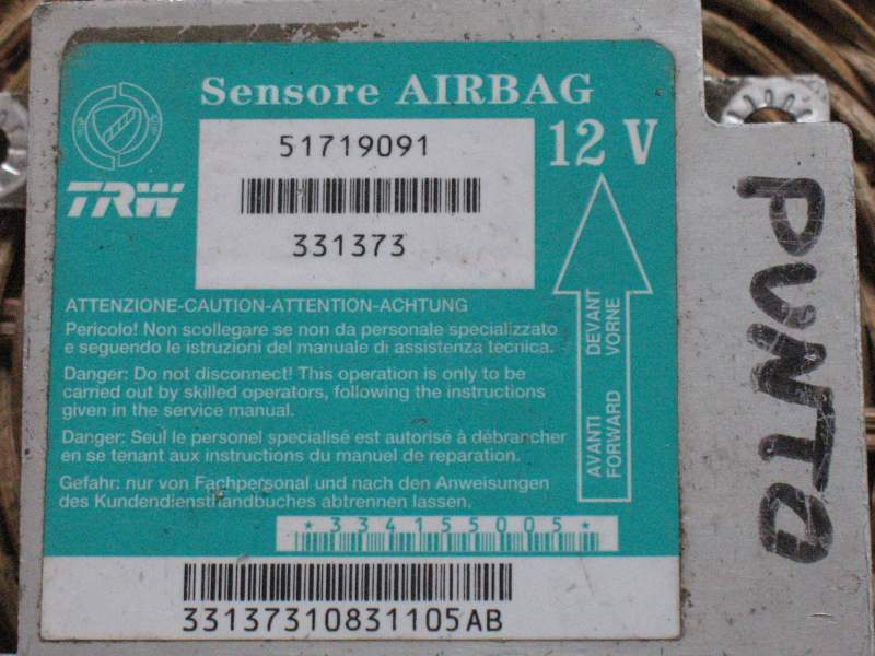 AIRBAG Fiat Punto 188 Seconda Serie 51719091 331373