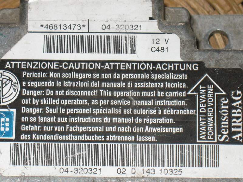 AIRBAG ALFA ROMEO 147 46813473 04320321 C481