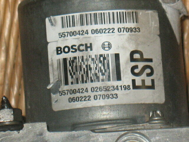 POMPA ABS ESP FIAT 0265234198 55700424 0265950401