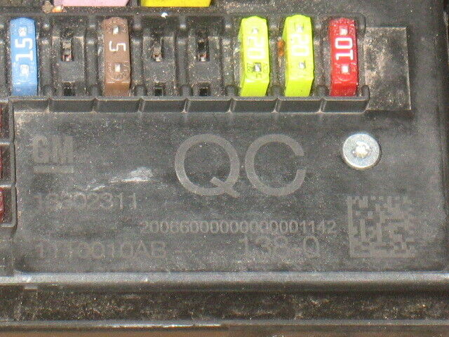 Astra j 1.4 1.6 scatola fusibili relÃˆ qc 13302311 1110010ab