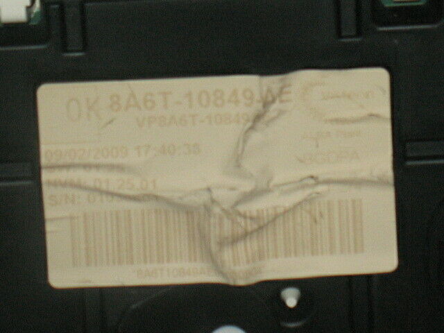 Tachimetro quadro ford fiesta 8a6t-10849-ae 8a6t10849ae