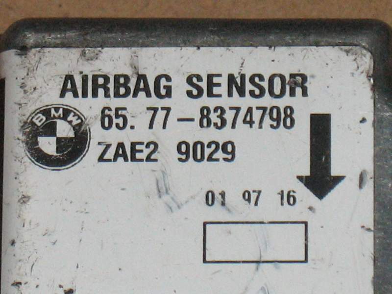 BMW E36 E38 E39 Airbag Module 8374798 97 98 328i 528i 740i M3