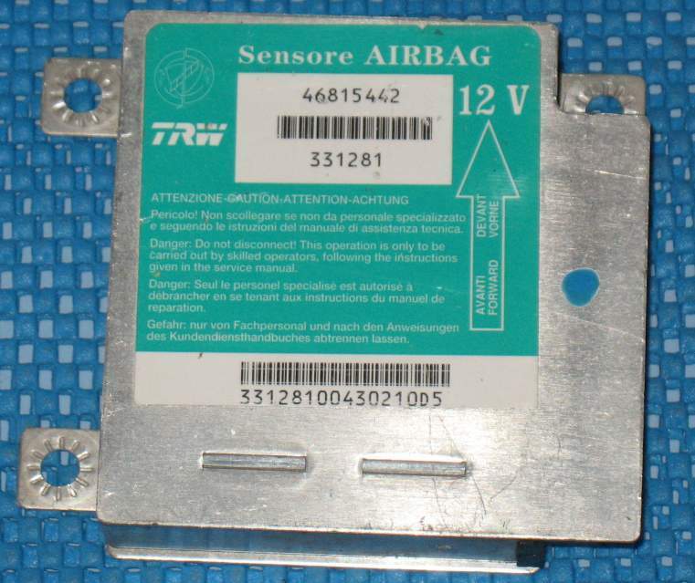 Ecu air bag fiat seicento 1998 - 2010 TRW 46815442 331281