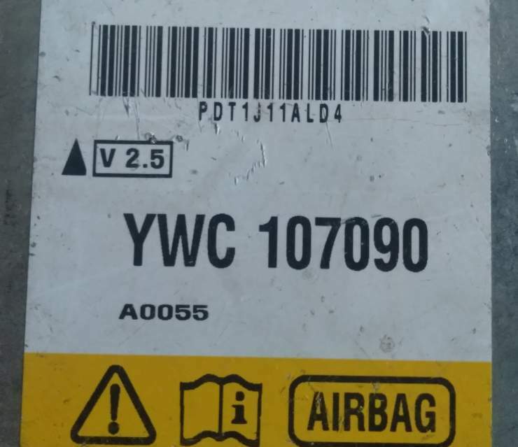 ROVER 75 AIRBAG ECU YWC107090 V2.5 PDT1J11ALD4 A0055