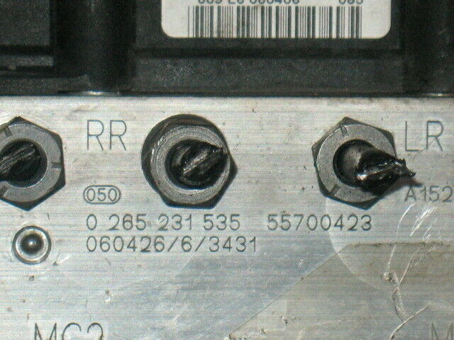 Ecu Pompa abs fiat grande punto 0265231535 0265800421