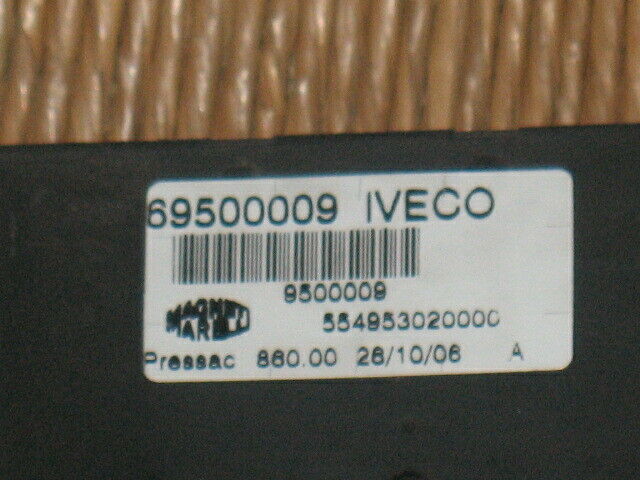 Ecu porta fusibili iveco daily 69500009 554953020000
