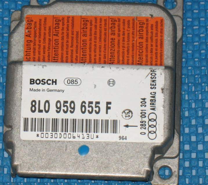 ECU AIRBAG MODULO SENSORE Audi A3 8L0959655F Bosch 0285001304