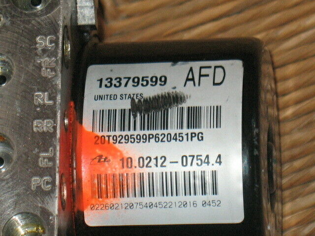 POMPA ABS ZAFIRA ASTRA J 13379599 10.0212-0754.4 10.0961-4532.3