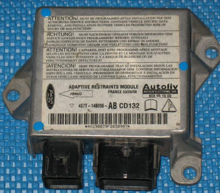 Ecu airbag ford mondeo mk3 4s7t14b056ab cd132 603951000