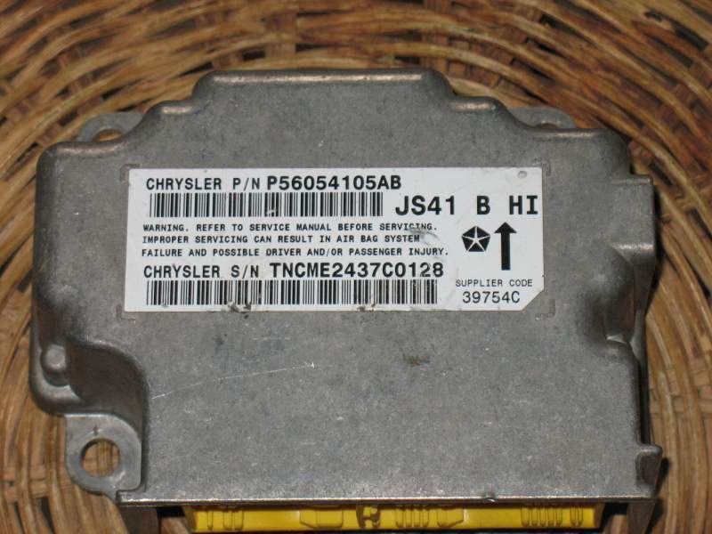 Chrysler sebring 2007-2010 airbag ecu p56054105ab js41