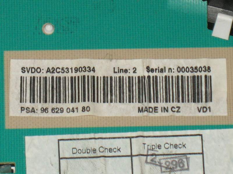 QUADRO STRUMENTI PEUGEOT 207 A2C53190334 9662904180 A2C53065547