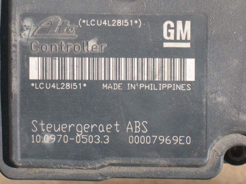 ABS Opel Astra, Zafira B 13157575 10020700224 1009700503