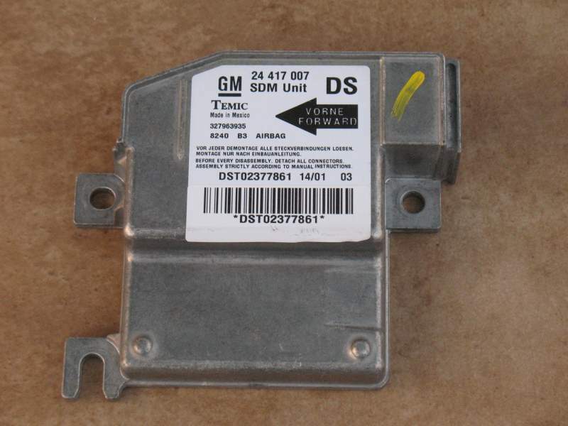 Ecu airbag opel meriva 1.7 cdti 327963935