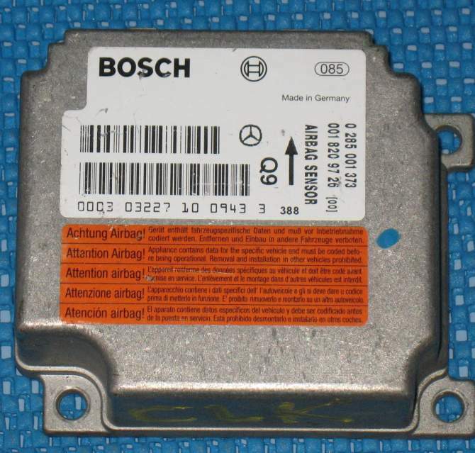 ECU AIRBAG 0285001373 MERCEDES CLK Coupé W209 2004 0018209726