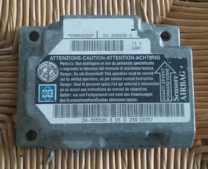 Centralina airbag alfa romeo 156 60655033 043055363