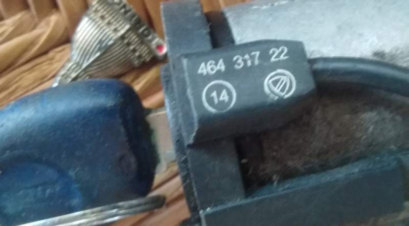 Blocchetto chiave originale fiat 500 1992 1999 1.1 b 46431722