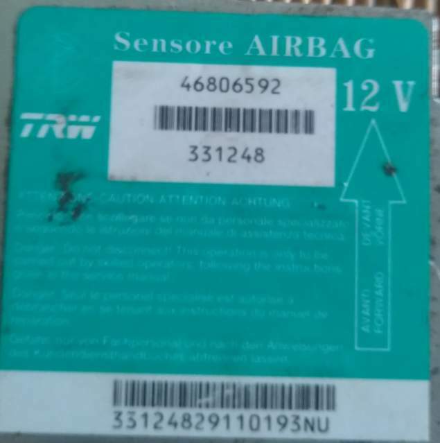 Centralina airbag fiat PUNTO TRW 188 99-05 1.2 46806592 331248