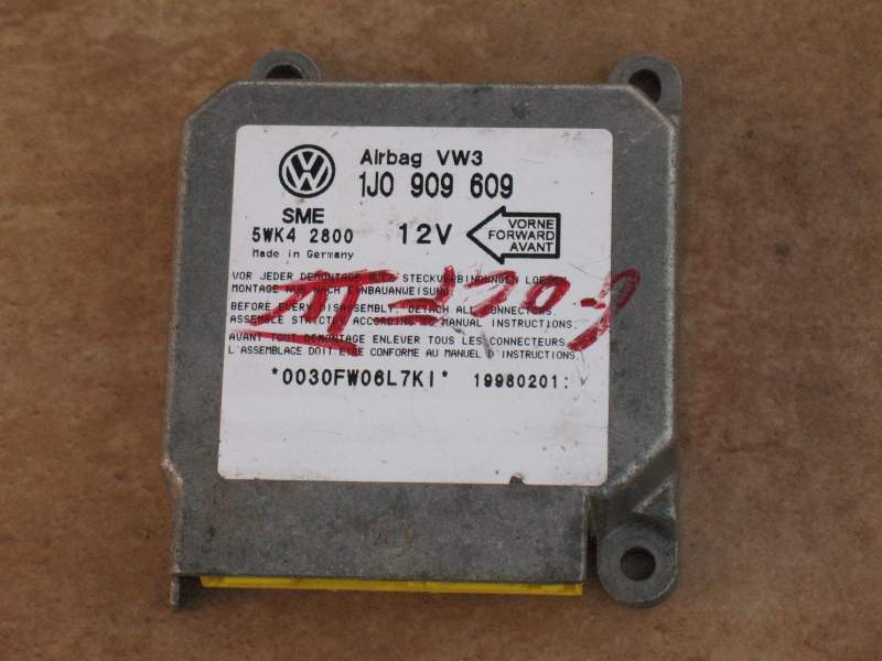 VW 5MK4 LUPO Golf Bora airbag ECU 1J0 909 609 1J0909609