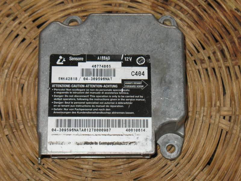 Airbag FIAT Multipla Typ 186 SIEMENS 5WK42818 46774865