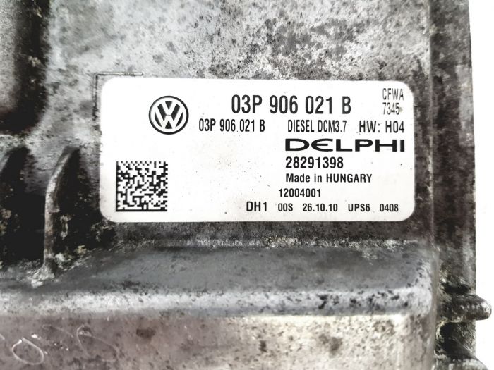 ECU POLO 6R 1.2 TDI DELPHI 28291398 03P906021B 03P907425 DCM3.7