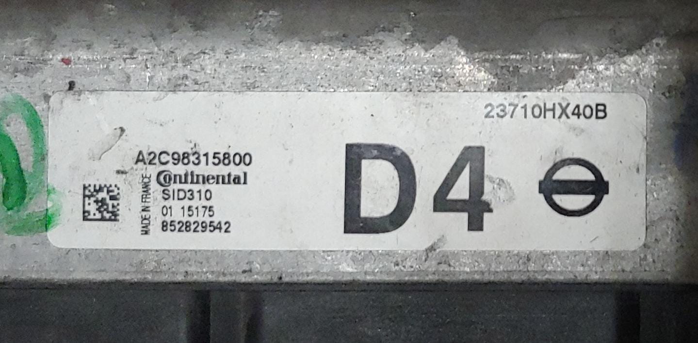 Centralina ECU NISSAN Qashqai J11 Acenta A2C98315800 1720458 SID310