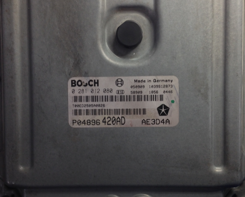 ECU CHRYSLER 0281012080 P04896420AF P04896 420AF EDC16CP31