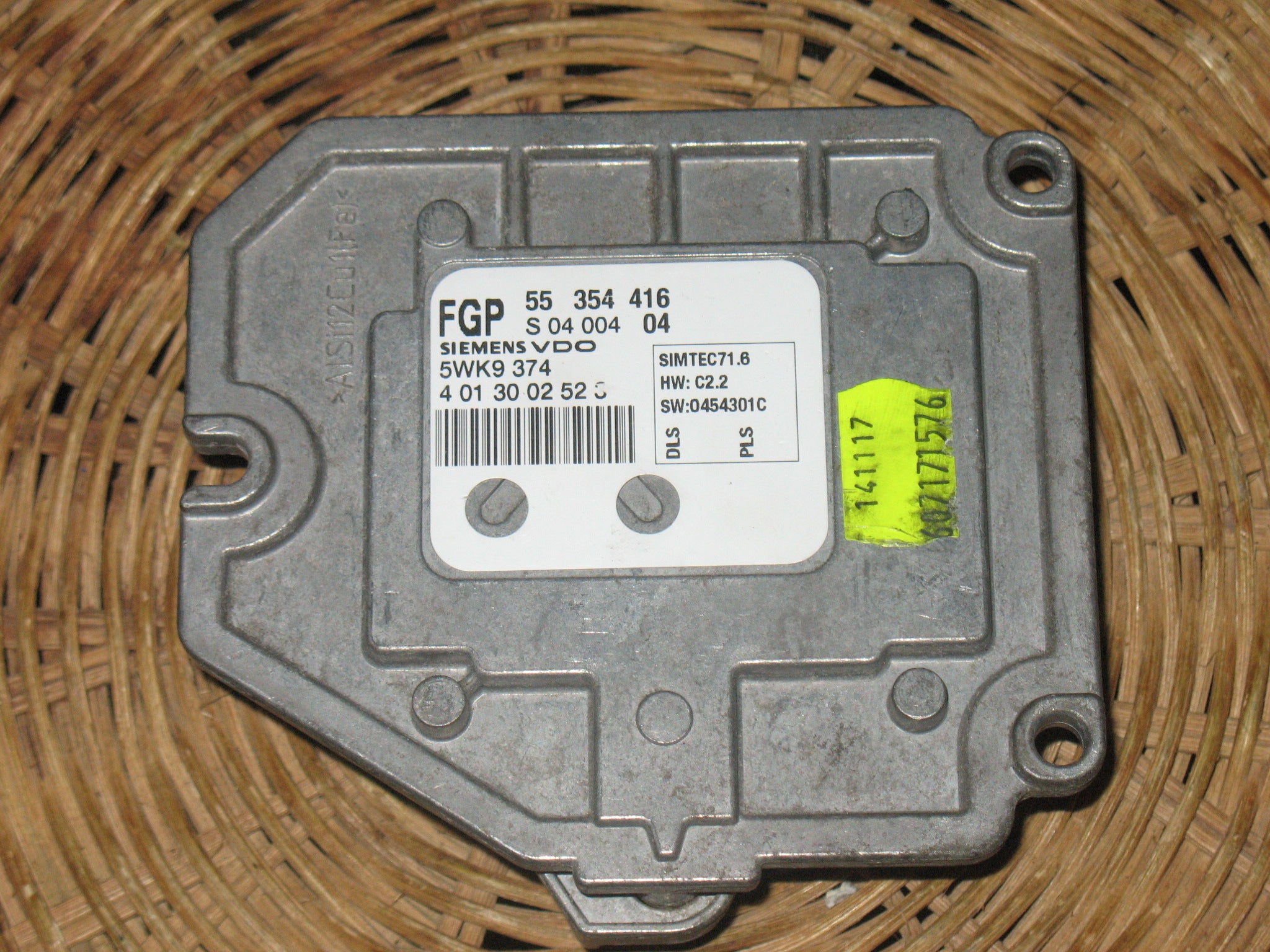 Ecu 1.8 z18xer opel vectra signum siemens 5wk9374 55354416 5WK9